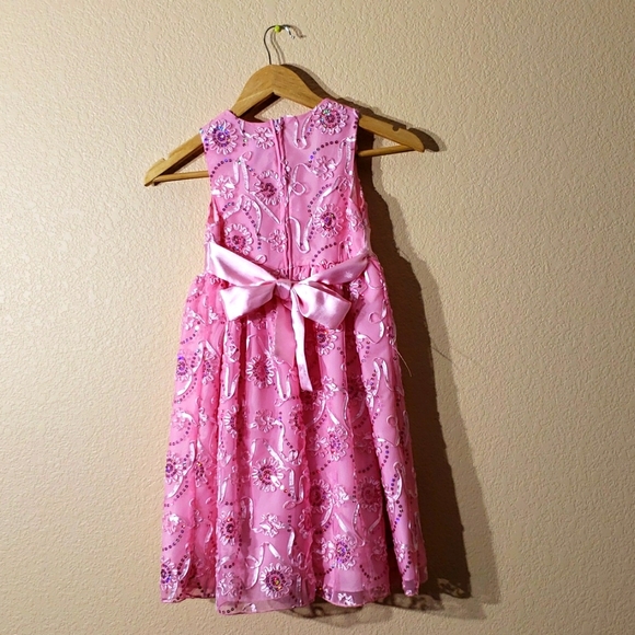Pink sparkly party dress - Picture 2 of 3